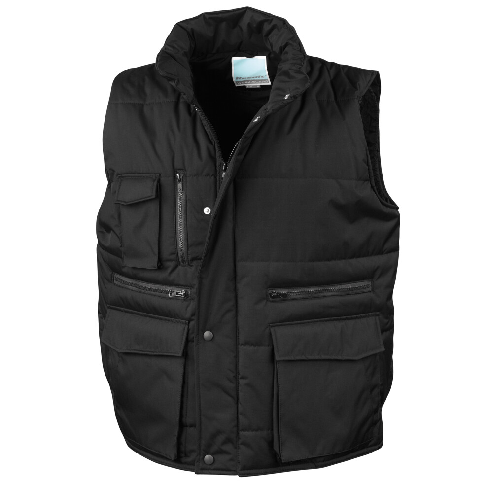 Result (L, Black) Mens Lance Bodywarmer / Gilet (Windproof & Showerproof)