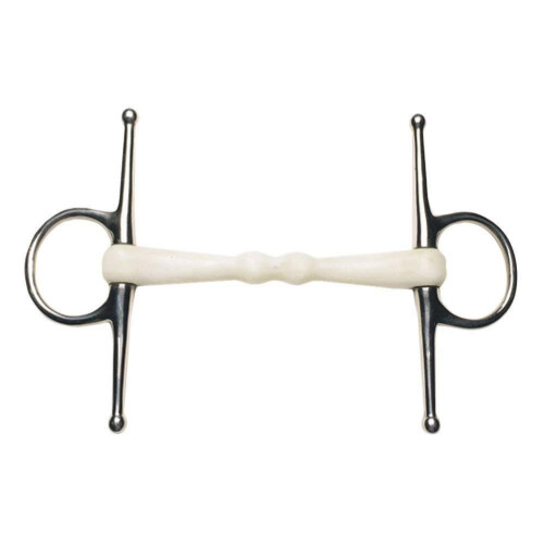 Korsteel Flexi Mullen Mouth Full Cheek Snaffle Bit