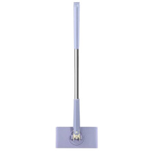 Snap Grip Mop with Convenient Cloth Changing, Retractable Dust Cleaner Flat Mop with Locking & 10 Rags