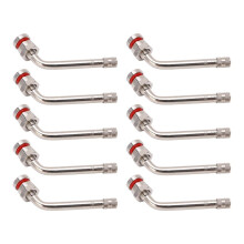 10 Valves de Pneu TR545D pour Jantes en Aluminium Alcoa 22,5 et 24,5 Pouces, Angle de 60