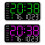 Frameless Digital Clock, Multi-Functional Wall-Mounted/Standing Clock, Minimalist Digital Display Clock 1
