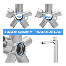 Kit de 10 en 1 pour Aérateurs de Robinet Robustes en Métal, Compatible avec les Modèles M16.5/M18.5/M21.5/M22/M24/M28 , Outil de Plomberie