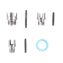 Kit D'Outils de Filetage pour Tuyaux Internes et Externes en PVC (1/2", 3/4", 1"), Compatible avec les Perceuses pour la Plomberie