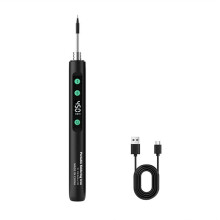 Fer à Souder Portable USB avec Affichage Numérique, Chauffage Rapide, Kit de Réparation et de Soudage à Domicile, Noir