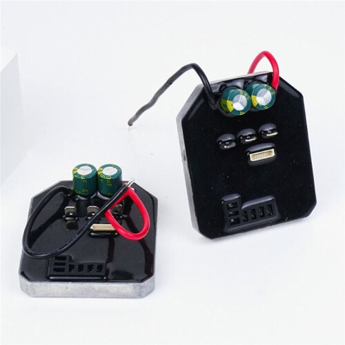 2Pcs 21V/50A Brushless Lithium Drill Controller Aluminum Shell Dual-Capacitor Electric Drill Board High-Power Controller 1