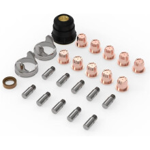 24-Teiliges IPT40-Verschleißteile-Set für Plasmaschneidbrenner CUT-55DS Pro/CUT-55NHF/CUT-55DS NHF /CUT-60DS PRO