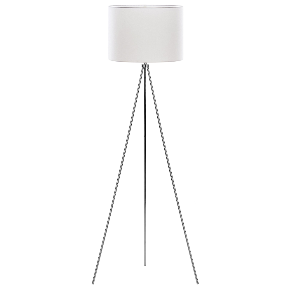 Beliani Floor Lamp Vistula Metal Silver