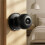 2Pack Door Knobs, Privacy Door Knobs Interior Door Knob for Bedroom/Bathroom Keyless Doorknobs Interior/Exterior Lock 2