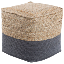 Pouffe KIRAMA Jute Dark Grey