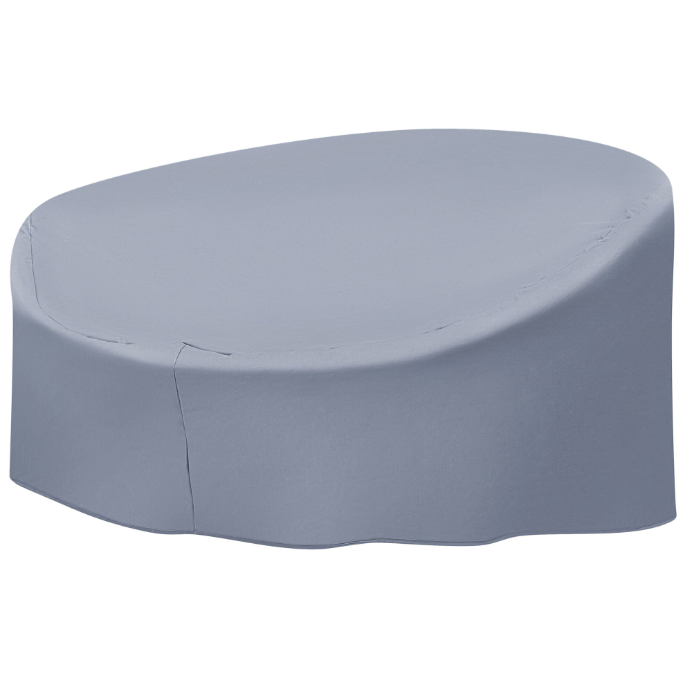 Beliani Rain Cover Chuva 165 Cm 140 Cm 75 Cm Grey