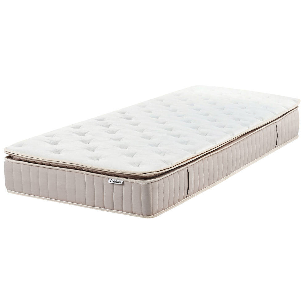 Beliani Latex Pocket Spring Mattress Daydream H3/4 Firm 90 X 200 Cm (Eu Single)