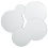 Beliani Wall Mirror CLAIS 82 cm 80 cm Silver 1