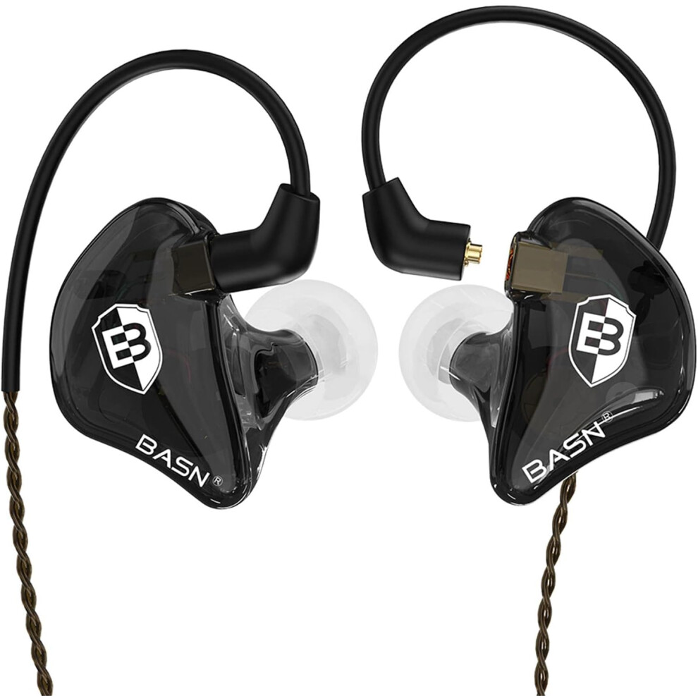 Photos - Portable Audio Accessories BASN Bsinger 2ndGen Dual Earphone MMCX Wired Black