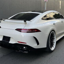 Car Rear Bumper Spoiler Air Vent Cover Side Canard for - AMG GT50 GT63 X290 Sedan
