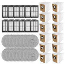 Compatible for Robot Vacuum X70/ DEM-X70 Accessories Filter Dust Bag Mop Cloth Vacuum Cleaner Parts