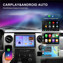 Car Radio Stereo for F150 2009-2012, 9" Android 13 Touchscreen with Wireless CarPlay, Android Auto, GPS, WiFi 6