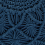 Beliani Pouffe Macramé BERKANE Cotton Navy Blue 5