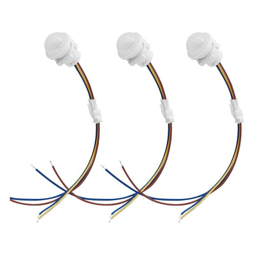 3 Packs Motion Sensor Light , PIR Sensor  Detection ,Ceiling or Wall Mount  Light