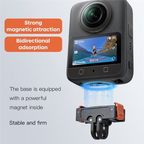 Quick Release Magnetic Adapter Mount Base Bracket for  Action 5 Pro 4 3 Osmo 360 Camera Accessories 2
