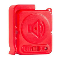 Vibration Alarm Sensors 120dB Ultra-Slim Detector Anti-Theft Burglar Alarm for Home Window Door Bike Bag Security Red