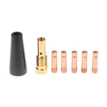 7Pcs/Set Gasless Nozzle Tips for Century FC90 Flux-Cored Wire Feed K3493-1 035 0.8mm FC90 MIG Welding Tools