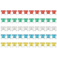 50Pc Slim Low Profile Blade Fuse APS ATT Car Truck RV 10/15/20/25 / 30AMP Set