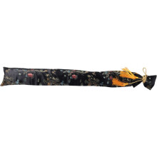 135Cm Dragon und Phoenix Katana Samurai Schwerttasche Tissu Schwarz