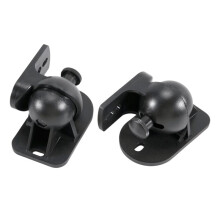 2PCS Speaker Mount Wall Bracket Stand Surround Holder Adjustable Swivel and Tilt Angle Rotation