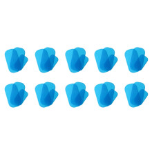 30Pcs Hip Trainer Gel Pads ABS Gel Pad Replacement for EMS Buttock Trainer ABS Replacement Gel Sheet