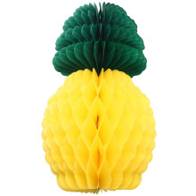 12 Pack Pineapple Honeycomb Centerpieces Tissue Paper Pineapple 8 Inch Party Supplies Table Hanging Decoration Hawaiian Luau Party Birthday Wedding