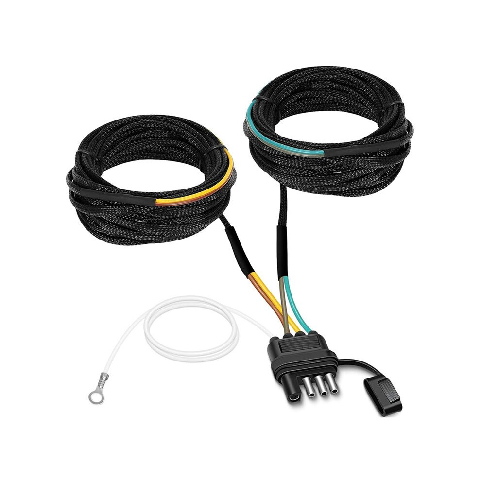 22Ft 4 Pin 5 Wire Trailer Wiring Harness,Trailer Kit 5 Wire 4 Pin Harness Trailer Connector Wire Plug For Rv Boat Light 6032956480449