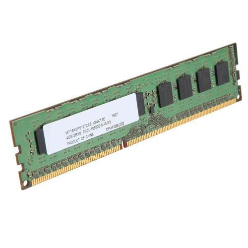 4GB 2RX8 PC3-10600E 1.5V DDR3 1333MHz ECC Memory RAM Unbuffered for Server Workstation(4G)