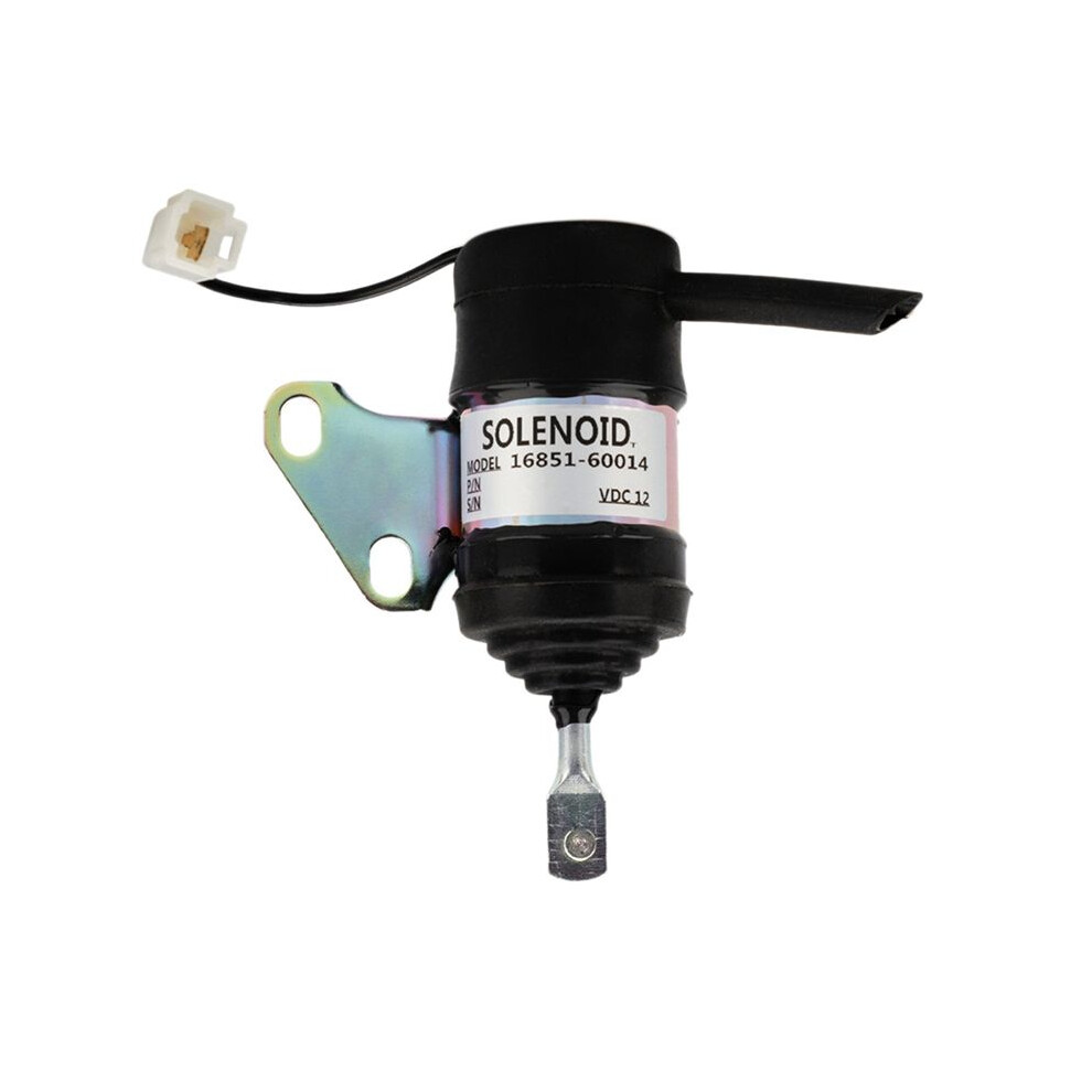 12V Fuel Shutoff Solenoid Valve 052600-4530 16851-60014 For Rtv900 Bx1800d Z482 Z602 D722 D782 052600-4531 4712313235784