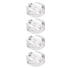 Lot de 4 Poids de Fermentation en Verre pour Bocaux Mason à Large Ouverture - Parfaits pour la Choucroute, le Kimchi et Encore