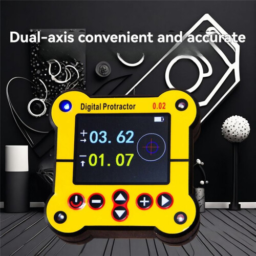 Dual Axis Level Digital Protractor Electronic Level Angle Gauge Finder Inclinometer 0.02Resolution Woodworking Tool 1