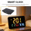 Digital Clock Alarm Clock WiFi Clock, Extra Large Letters, Temperature & Humidity, Calendar, Week,B 4