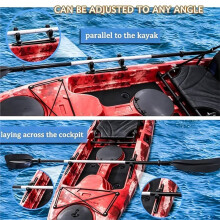 2 Supports Universels pour Pagaie de Kayak, Porte-Cannes Ă PĂŞche pour Rail de Kayak, Accessoires pour Kayak