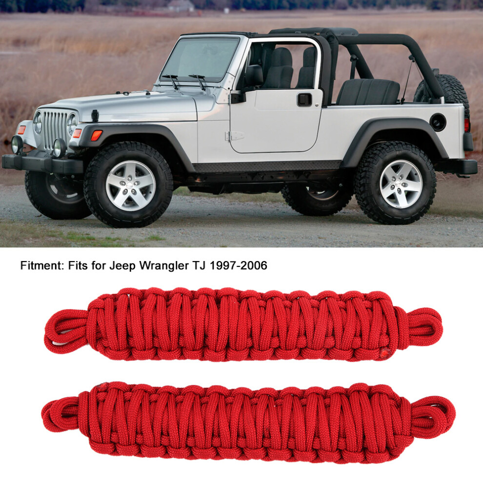 Jeep Tj Door Restriction Rope Set Of 2 7293282938908