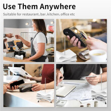 Ticket Stabber for Restaurant, 9PCS Ticket Receipt Holder Check Spindle Orders Spike for Businesses Kitchen Office