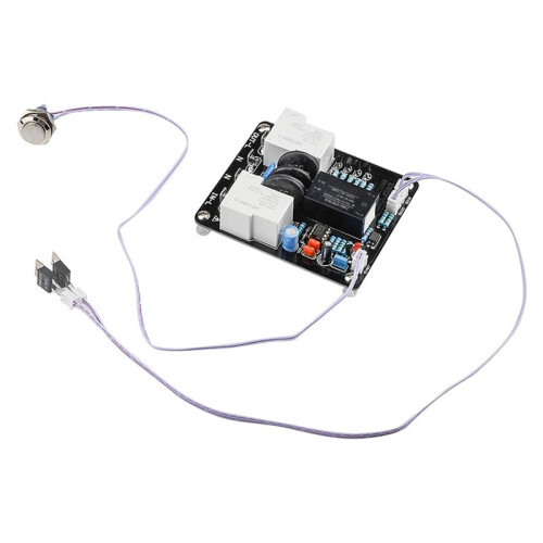 2 Set AC105-235V Amplifier  High Power Supply Soft Start Board Light Touch Double Temperature Control Overheat,B