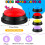 8 PCS Answer Buzzers Button Answer Buzzer Game Show Buzzer Recordable Button Classroom Buzzers for Christmas Team Party 7