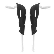 Motorcycle 22Mm 28Mm Hand Guard Handguard Protector for Kayo SX SXF KLX KX KXF YZ YZF CR CRF RMZ Dirt Bike Enduro Supermoto (Black)