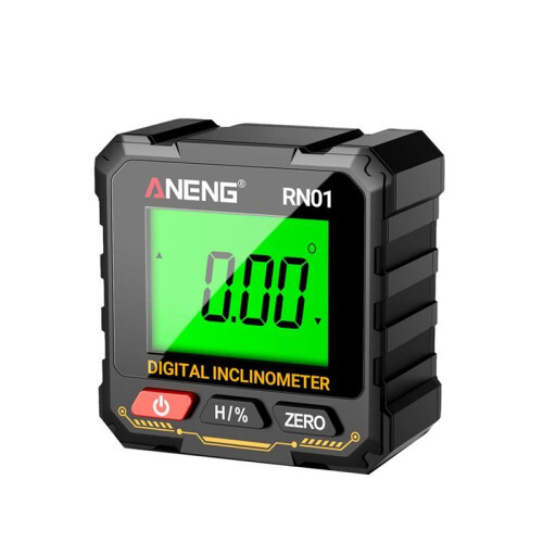ANENG RN01 Digital Goniometer Inclinometer Electronic Angle/Level/Slope Four-Sided Magnetic Tester Protractor Woodworker Tool
