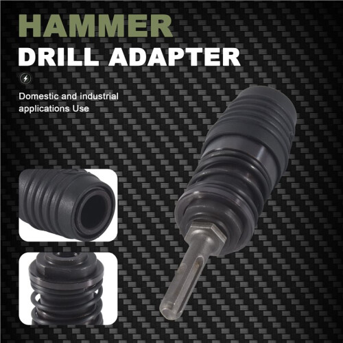 1pc Hammer Drill Adapter for SDS- to for SDS Max Adapter Socket Chisel Hammer Drill Chuck Adapter Tool Power Tool