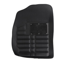 Universal Full Wrap Car Floor Mat Black