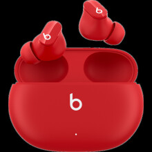 Fones de ouvido intra-auriculares sem fio Bluetooth Studio para esportes, resistentes à água, vermelhos, com encaixe confortável para uso a