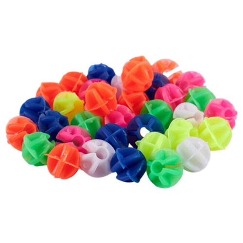 324Pcs Bicycle Round Decorative Colored Beads Spokes Decorations Plastic Cilp Spoke Beads 1