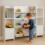 Estante de brinquedos infantil com 8 caixas e 3 prateleiras. 5