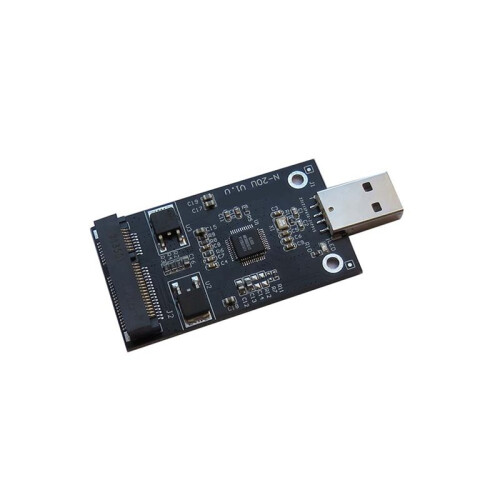 USB 2.0 to MSATA SSD Adapter Card MSATA SSD to USB 2.0 Adapter Card for PC 1