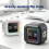 Visualized Gravity-Flipping Timer Magnetic Learning Discipline Silent Kitchen Baking Fitness Timer Colored Bar White 6